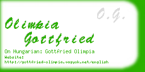 olimpia gottfried business card